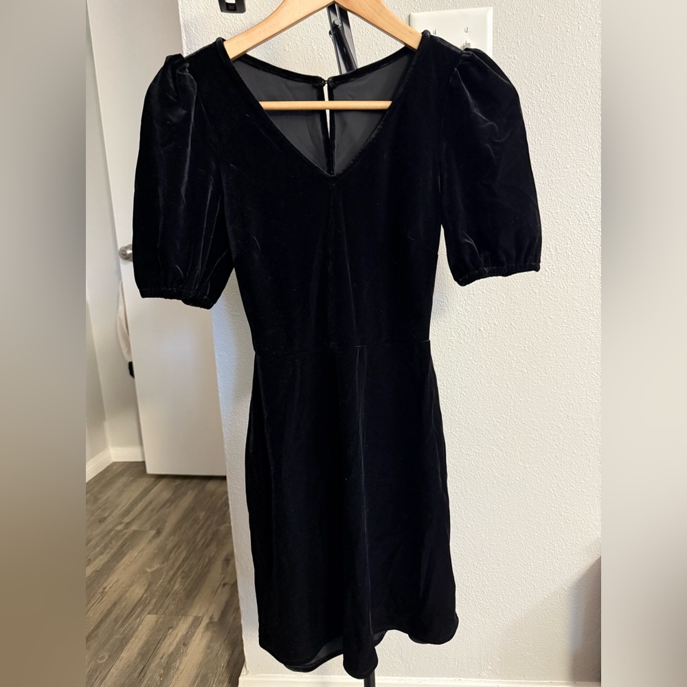 Velvet mini dress